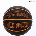 Spalding Phantom Basketball schwarz/orange Größe 6 6