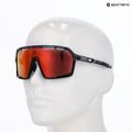 Endura Pro SL grau/schwarz/rot revo smoke/klar silber flash mirror/amber Sonnenbrille 8