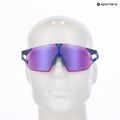 Sonnenbrille 100% Hypercraft SQ satin storm metallic/purple mirror 8