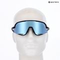 100% Slendale mattschwarz/hyperblau Multilayer-Spiegel-Sonnenbrille 5