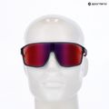 Sonnenbrille Red Bull SPECT Daft grey midnight/smoke with red-purple mirror 7