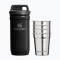 Camping-Schnapsgläser Stanley Pre-Party 60 ml 4 pack Hammertone Black