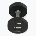 Chromierte Hantel Nike Strength Pro Urethane Dumbbell 14 kg black/white 2