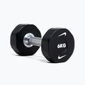 Chromierte Hantel Nike Strength Pro Urethane Dumbbell 14 kg black/white 7