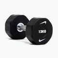 Chromierte Hantel Nike Strength Pro Urethane Dumbbell 14 kg black/white 8