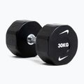 Chromierte Hantel Nike Strength Pro Urethane Dumbbell 14 kg black/white 9