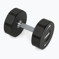 Chromierte Hantel Nike Strength Pro Urethane Dumbbell 18 kg black/white