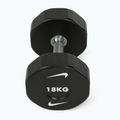 Chromierte Hantel Nike Strength Pro Urethane Dumbbell 18 kg black/white 2
