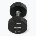 Chromierte Hantel Nike Strength Pro Urethane Dumbbell 20 kg black/white 2