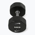 Chromierte Hantel Nike Strength Pro Urethane Dumbbell 24 kg black/white 2