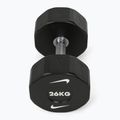 Chromierte Hantel Nike Strength Pro Urethane Dumbbell 26 kg black/white 2