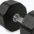 Chromierte Hantel Nike Strength Pro Urethane Dumbbell 28 kg black/white 4