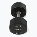 Chromierte Hantel Nike Strength Pro Urethane Dumbbell 30 kg black/white 2