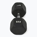 Gummierte Hantel Nike Strength Hex Dumbbell 27,5 kg black/white 2
