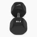 Gummi-Hantel Nike Strength Hex Dumbbell 32,5 kg black/white 2