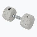 Gummierte Hantel Nike Strength Grind Hex Dumbbell 15 kg wolf grey