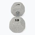 Gummierte Hantel Nike Strength Grind Hex Dumbbell 15 kg wolf grey 2