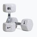 Gummierte Hantel Nike Strength Grind Hex Dumbbell 15 kg wolf grey 5