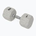 Gummierte Hantel Nike Strength Grind Hex Dumbbell 17,5 kg wolf grey