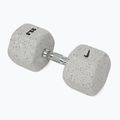 Gummierte Hantel Nike Strength Grind Hex Dumbbell 22,5 kg wolf grey