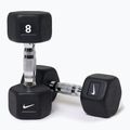 Kurzhanteln Nike Strength Hex Dumbbell 2 x 8 kg black/white