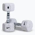 Kurzhanteln Nike Strength Grind Hex Dumbbell 2 x 8 kg wolf grey