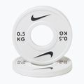 Hantelscheiben Nike Strength Change Plates 2 x 0,5 kg white/black