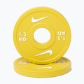 Gewichtszusatz Nike Strength Change Plates 2 x 1,5 kg yellow/white