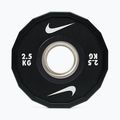 Gewichtszusatz Nike Strength Pro Urethane Plates 2 x 2,5 kg black/white
