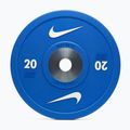 Bumper-Gewicht Nike Strength Pro Urethane Bumper Plates 20 kg blue/white