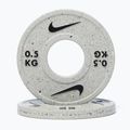Hantelscheiben Nike Strength Grind Change Plates 2 x 0,5 kg wolf grey