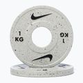 Gewichtszusatz Nike Strength Grind Change Plates 2 x 1 kg wolf grey