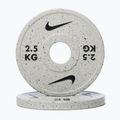 Hantelscheiben Nike Strength Grind Change Plates 2 x 2,5 kg wolf grey