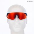 Red Bull SPECT Mark blau/braun mit rot-orangem Spiegel Sonnenbrille 7