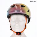 MET Kinderfahrradhelm Hooray mehrfarbig glänzend 8