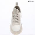 Herren Schuhe Calvin Klein YM0YM01414 Retro Runner Sock Laceup Mix mat bright white/light grey 9