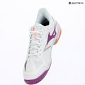 Damen Tennisschuhe Mizuno Wave Exceed Court AC white/dahlia/lava orange 9