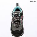 Kinder-Trekkingschuhe CMP Rigel 2.0 Low Waterproof grey/acquarius/pink fluo 9