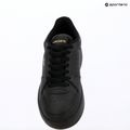 Damen-Schuhe Lacoste Court Ace Leather black/gold 9
