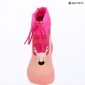 Kinder-Gummistiefel Viking Alv Barefoot Paw Print light pink/magenta 17