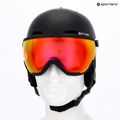 Kinder-Skihelm ATTABO Avens 2.0 Jr Visier schwarz 17