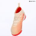 Kinder-Fußballschuhe PUMA Future 9 Match TT+ Mid Jr sugared almond/puma white/ultra red/puma black 8