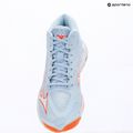 Damen-Volleyballschuhe Mizuno Wave Lightning Elite Mid blue finch/whitelava orange 15