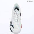 Herren-Tennisschuhe Mizuno Wave Exceed Court AC white/insignia blue/orange 14