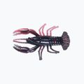 Relax Crawfish 2 Laminierter Gummiköder 4 Stück schwarz-rot glitzernd super rot CRF2