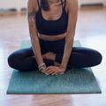 Yogamatte Gaiam Jute 6 mm blue 7