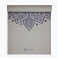 Yogamatte Gaiam Sustained Yoga grey sundial flower 2