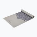 Yogamatte Gaiam Sustained Yoga grey sundial flower 3