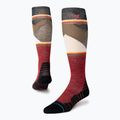 Stance Jimmy Chin Ultralight Wolle Schnee rot Skisocken