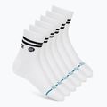 Socken Stance Core Quarter 6 pairs white